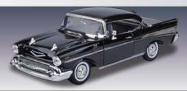 Chevrolet  - 1957 black - 1:18 - Motor Max - 73180bk - mmax73180bk | Toms Modelautos