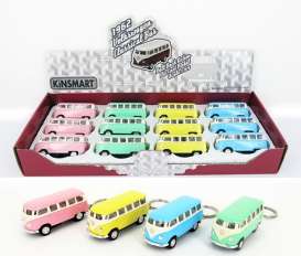 Volkswagen  - 1962 various - 1:64 - Kinsmart - KT2546DK | Toms Modelautos