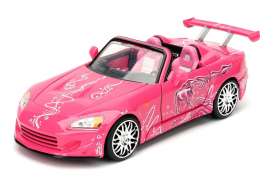 Honda  - S2000 F&F 1995 pink - 1:24 - Jada Toys - 97604 - jada97604 | Toms Modelautos