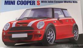 Mini  - Cooper S John Cooper Works  - 1:24 - Fujimi - 122533 - fuji122533 | Toms Modelautos