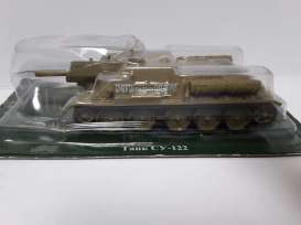 Russian Tanks  - SU-122 sand - Magazine Models - TA-17 - magTA-17 | Toms Modelautos