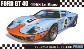 Ford  - GT40 #9   - 1:24 - Fujimi - 126050 - fuji126050 | Toms Modelautos