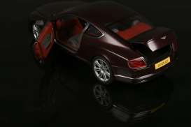 Bentley  - 2016 burgundy - 1:18 - Paragon - 98221R - para98221R | Toms Modelautos