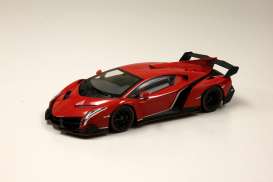 Lamborghini  - 2015 red pearl/ red line - 1:18 - Kyosho - 9501RPR - kyo9501RPR | Toms Modelautos