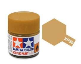 Paint  - dessert yellow - Tamiya - XF-59 - tamXF59 | Toms Modelautos