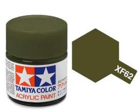 Paint  - olive drab - Tamiya - XF-62 - tamXF62 | Toms Modelautos