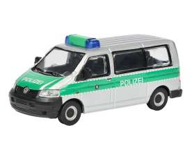 Volkswagen  - silver/green - 1:87 - Schuco - 26220 - schuco26220 | Toms Modelautos