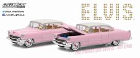 Cadillac  - Fleetwood Series 60 *Elvis* 1955 pink/white - 1:64 - GreenLight - 44740C - gl44740C | Toms Modelautos