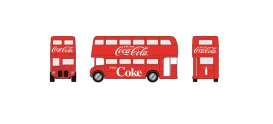 AEC Routemaster - Routmaster London Double Decke red/white - 1:64 - Motor City Classics - mocity464001 | Tom's Modelauto's