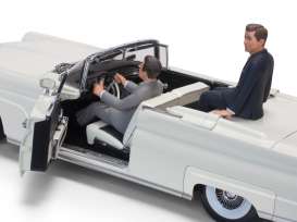Lincoln  - Mark III Convertible *JFK* 1958 white - 1:18 - SunStar - 4707 - sun4707 | Toms Modelautos