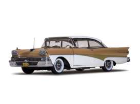 Ford  - 1958 white/palomino tan - 1:18 - SunStar - 5284 - sun5284 | Toms Modelautos