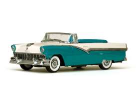 Ford - 1956 peacock blue/ colonial white - 1:43 - Vitesse SunStar - vss36279 | Tom's Modelauto's Ford - 1956 peacock blue/ colonial white - 1:43 - Vitesse SunStar - vss36279 | Tom's Modelauto's