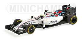 Williams Mercedes Benz - 2016 white - 1:43 - Minichamps - 417160019 - mc417160019 | Toms Modelautos
