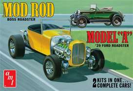 Ford  - 1929 yellow - 1:25 - AMT - s1002 - amts1002 | Toms Modelautos