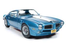 Pontiac  - Firebird Trans Am 1972 blue - 1:18 - Auto World - AMM1076 | Toms Modelautos