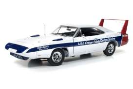 Dodge  - 1969 white/blue - 1:18 - Auto World - AMM1091 | Toms Modelautos