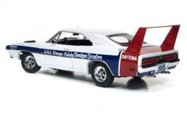 Dodge  - 1969 white/blue - 1:18 - Auto World - AMM1091 | Toms Modelautos