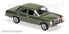 Mercedes Benz  - 1973 dark green - 1:43 - Maxichamps - 940034001 - mc940034001 | Toms Modelautos