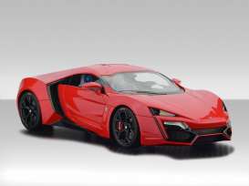 Lykan  - 2015 red - 1:18 - FrontiArt - F030-047 - F030-47 | Toms Modelautos