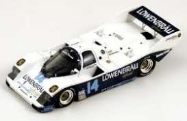 Porsche  - 1987 white/blue - 1:18 - Spark - 18DA87 - spa18DA87 | Toms Modelautos