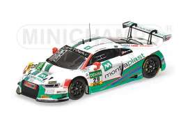Audi  - 2016 white/green - 1:43 - Minichamps - 437161129 - mc437161129 | Toms Modelautos