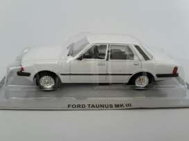 Ford  - Taunus MKIII white - 1:43 - Magazine Models - PCMKIIIw - magPCMKIIIw | Toms Modelautos