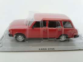 Lada  - red - 1:43 - Magazine Models - PCla2104r - magPCla2104r | Toms Modelautos