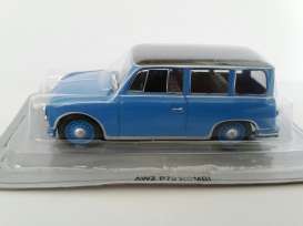 AWZ  - P70 Kombi blue/black - 1:43 - Magazine Models - PCawzP70kombi - magPCawzP70kombi | Toms Modelautos