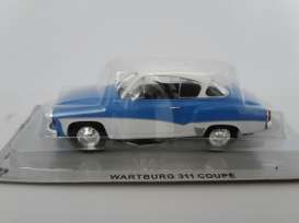 Wartburg  - 311 Coupe blue/white - 1:43 - Magazine Models - PCwar311bw - magPCwar311bw | Toms Modelautos