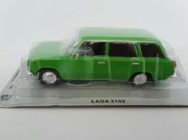 Lada  - 2102 Break green - 1:43 - Magazine Models - PClada2102gn - magPClada2102gn | Toms Modelautos