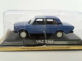 Vaz  - 2107 blue - 1:43 - Magazine Models - LCvaz2107 - magLCvaz2107 | Toms Modelautos