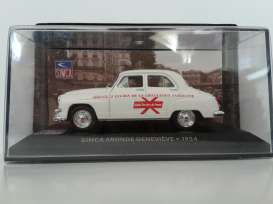 Simca - 1954 white/red - 1:43 - Magazine Models - SIMgenevieve - magSIMgenevieve | Tom's Modelauto's Simca - 1954 white/red - 1:43 - Magazine Models - SIMgenevieve - magSIMgenevieve | Tom's Modelauto's