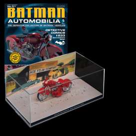 Batman  - Batwoman Bike red - 1:43 - Magazine Models - BAT051 - magBAT051 | Toms Modelautos