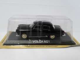 Volga  - M21 black - 1:43 - Magazine Models - maglcVolM21bk | Toms Modelautos