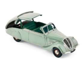 Peugeot  - 402 Eclipse 1937 light green - 1:43 - Norev - 474218 - nor474218 | Toms Modelautos