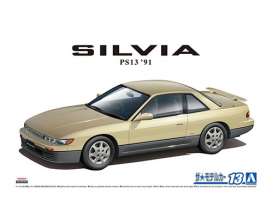 Nissan  - Silvia PS13 K's 1991  - 1:24 - Aoshima - 05791 - abk05791 | Toms Modelautos