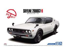 Nissan  - KPGC100 Skyline HT2000GT-R 1973  - 1:24 - Aoshima - 05951 - abk05951 | Toms Modelautos