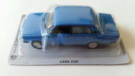 Lada  - blue - 1:43 - Magazine Models - PCla2107b - magPCla2107b | Toms Modelautos