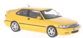 Saab  - 1998 yellow - 1:43 - Ixo Premium X - PRD432 - ixPRD432 | Toms Modelautos