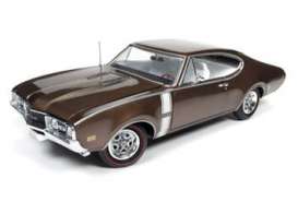 Oldsmobile - Cutlass 442 Hardtop 1968 cinnamon bronze poly - 1:18 - Auto World - AMM1084 | Tom's Modelauto's Oldsmobile - Cutlass 442 Hardtop 1968 cinnamon bronze poly - 1:18 - Auto World - AMM1084 | Tom's Modelauto's