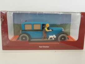 Checker  - 1929 blue - 1:43 - Magazine Models - TinChecker - magTinChecker | Toms Modelautos