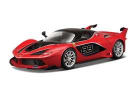 Ferrari  - red/black - 1:18 - Bburago - 16907rbk - bura16907rbk | Tom's Modelauto's