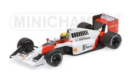McLaren  - 1989 white/red-orange - 1:43 - Minichamps - 540894301 - mc540894301 | Toms Modelautos