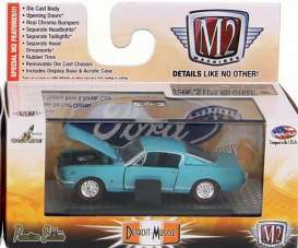 Ford  - Mustang GT 2+2 Fastback 1965 blue - 1:64 - M2 Machines - 32600-32-4 - M2-32600-32-4 | Toms Modelautos