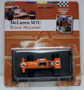 McLaren  - 1969 orange - 1:43 - Magazine Models - for04 - magfor04 | Toms Modelautos