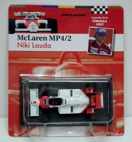 McLaren  - 1984 white/red - 1:43 - Magazine Models - for08 - magfor08 | Toms Modelautos