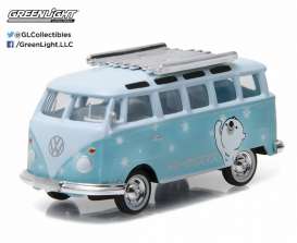 Volkswagen  - light blue/white - 1:64 - GreenLight - 51077E - gl51077E | Toms Modelautos