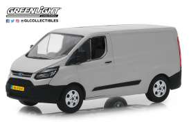 Ford  - Transit Custom V362 2016 moondust silver - 1:43 - GreenLight - 51096 - gl51096 | Toms Modelautos