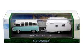 Volkswagen  - green/white - 1:43 - Cararama - 14813 - cara14813 | Toms Modelautos