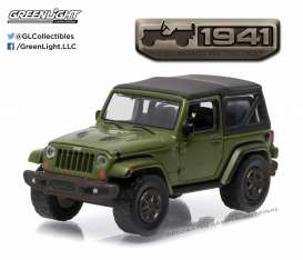 Jeep  - 2016 sarge green - 1:64 - GreenLight - 27850E-GM - gl27850E-GM | Toms Modelautos